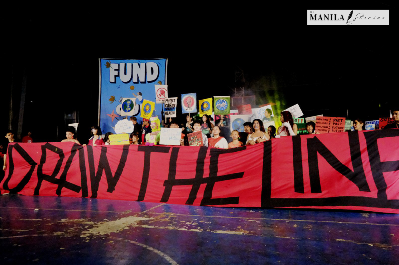 The Youth and CSOs call to “Draw the Line” towards real climate solutions