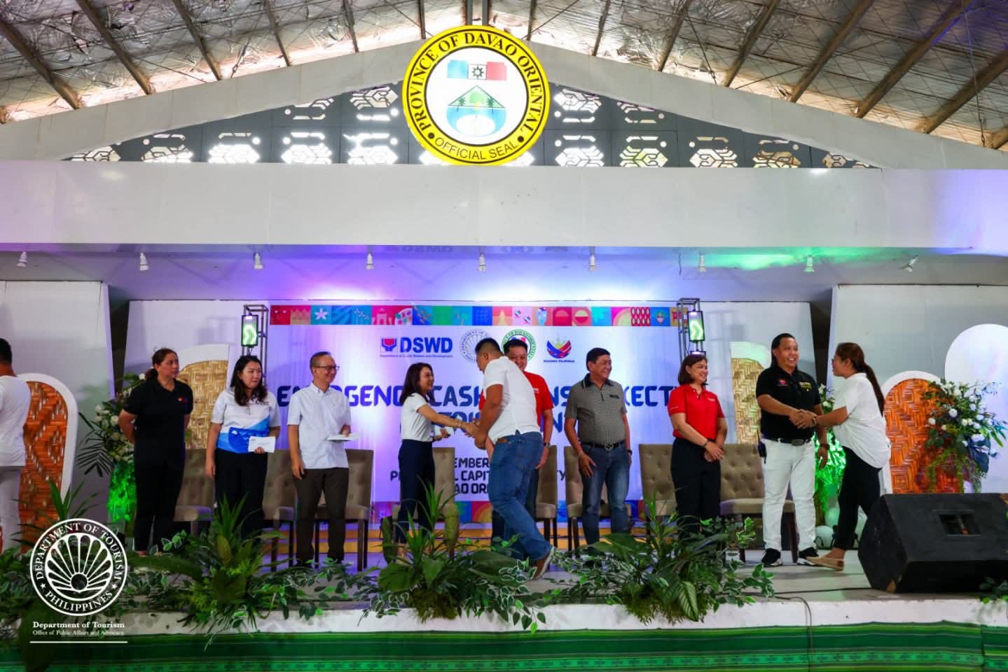 Brings Hope to Quake-Hit Tourism Workers in Davao Oriental