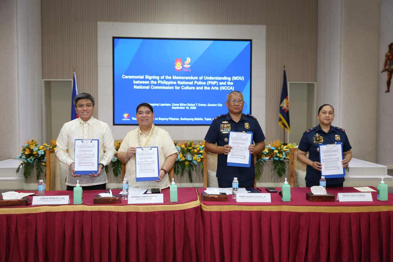 NCCA and PNP Team Up