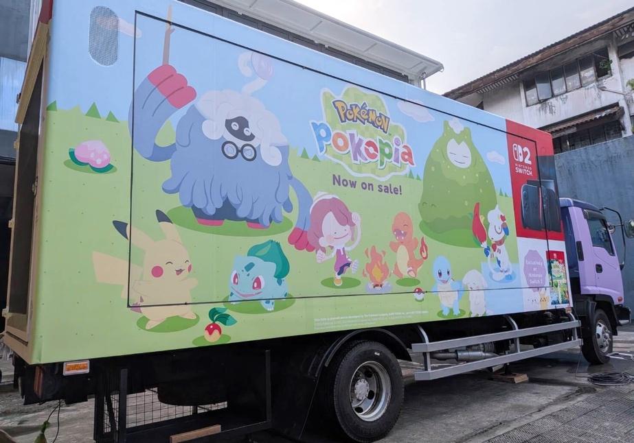 Pokémon LED Pop-Up Truck Tours Metro Manila